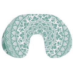 Round Ornament Texture Travel Neck Pillow by nateshop