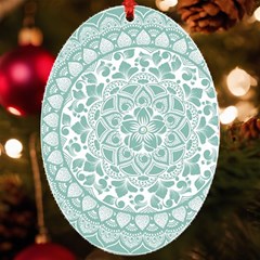 Round Ornament Texture Uv Print Acrylic Ornament Oval by nateshop