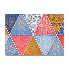 Texture With Triangles Sticker A4 (10 Pack)