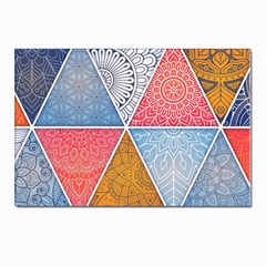 Texture With Triangles Postcard 4 x 6  (pkg Of 10) by nateshop