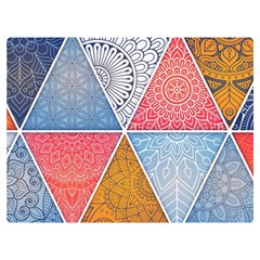 Texture With Triangles Premium Plush Fleece Blanket (extra Small) by nateshop