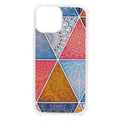 Texture With Triangles Iphone 13 Mini Tpu Uv Print Case