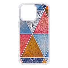 Texture With Triangles Iphone 13 Pro Tpu Uv Print Case by nateshop