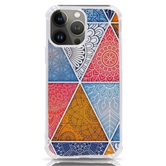 Texture With Triangles Iphone 13 Pro Max Tpu Uv Print Case by nateshop