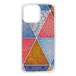 Texture With Triangles iPhone 14 Pro Max TPU UV Print Case Front