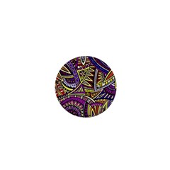 Violet Paisley Background, Paisley Patterns, Floral Patterns 1  Mini Buttons by nateshop