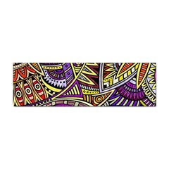 Violet Paisley Background, Paisley Patterns, Floral Patterns Sticker (bumper) by nateshop