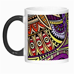 Violet Paisley Background, Paisley Patterns, Floral Patterns Morph Mug by nateshop