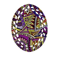 Violet Paisley Background, Paisley Patterns, Floral Patterns Ornament (oval Filigree)