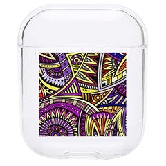 Violet Paisley Background, Paisley Patterns, Floral Patterns Hard Pc Airpods 1/2 Case by nateshop