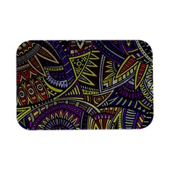 Violet Paisley Background, Paisley Patterns, Floral Patterns Open Lid Metal Box (silver)   by nateshop