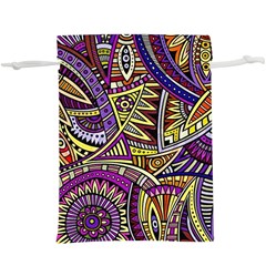 Violet Paisley Background, Paisley Patterns, Floral Patterns Lightweight Drawstring Pouch (xl) by nateshop