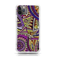 Violet Paisley Background, Paisley Patterns, Floral Patterns Iphone 11 Pro Max 6 5 Inch Tpu Uv Print Case by nateshop