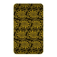 Yellow Floral Pattern Floral Greek Ornaments Memory Card Reader (rectangular) by nateshop