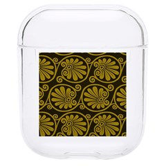 Yellow Floral Pattern Floral Greek Ornaments Hard Pc Airpods 1/2 Case