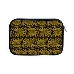 Yellow Floral Pattern Floral Greek Ornaments Apple Ipad Mini Zipper Cases by nateshop