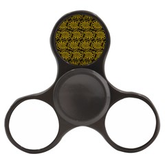 Yellow Floral Pattern Floral Greek Ornaments Finger Spinner by nateshop