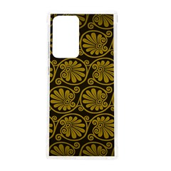 Yellow Floral Pattern Floral Greek Ornaments Samsung Galaxy Note 20 Ultra Tpu Uv Case by nateshop