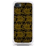 Yellow Floral Pattern Floral Greek Ornaments iPhone SE Front