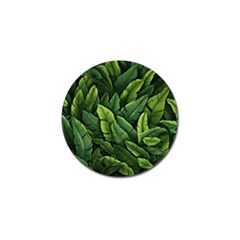 Green Leaves Golf Ball Marker (4 Pack) by goljakoff