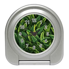 Green Leaves Travel Alarm Clock by goljakoff