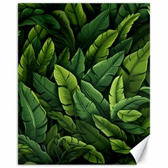 Green Leaves Canvas 16  X 20  by goljakoff