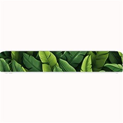 Green Leaves Small Bar Mat by goljakoff