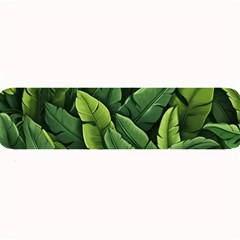 Green Leaves Large Bar Mat by goljakoff