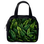 Green leaves Classic Handbag (Two Sides) Back