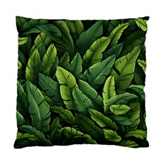 Green Leaves Standard Cushion Case (two Sides) by goljakoff