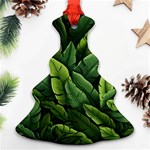 Green leaves Ornament (Christmas Tree)  Front