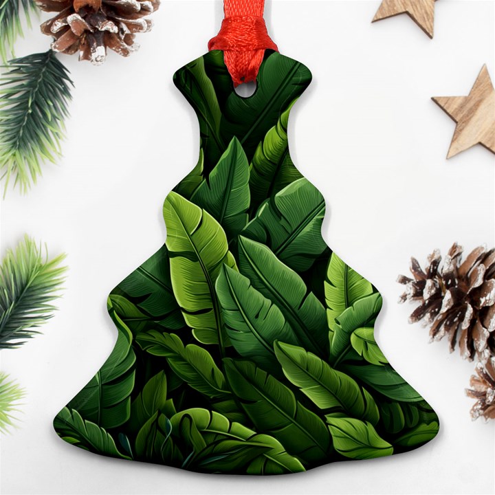 Green leaves Ornament (Christmas Tree) 