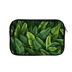 Green Leaves Apple Macbook Pro 13  Zipper Case by goljakoff