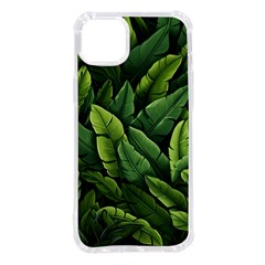 Green Leaves Iphone 14 Plus Tpu Uv Print Case by goljakoff