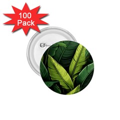 Banana Leaves Pattern 1 75  Buttons (100 Pack)  by goljakoff