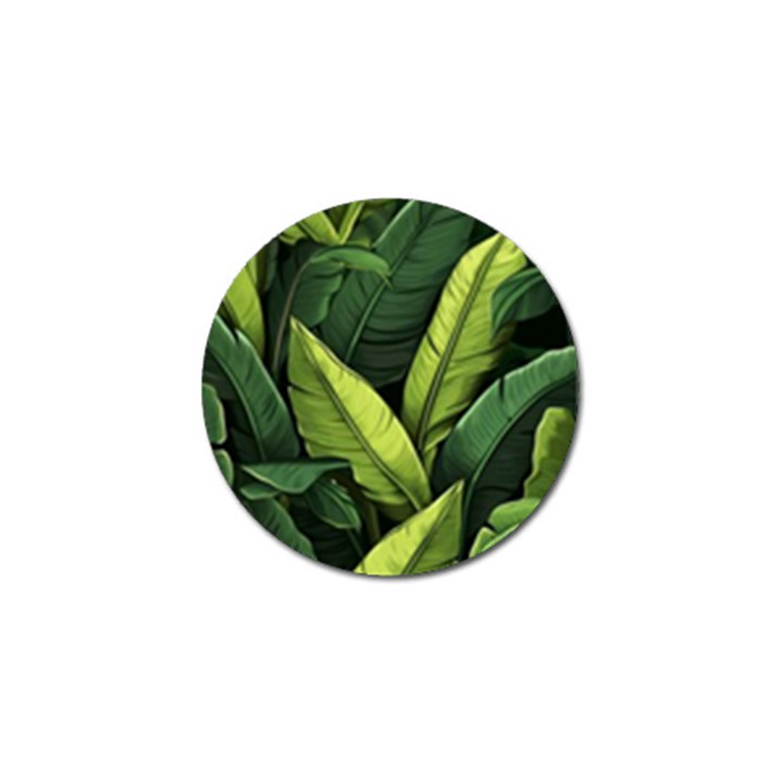 Banana leaves pattern Golf Ball Marker