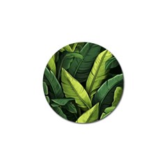 Banana Leaves Pattern Golf Ball Marker (4 Pack) by goljakoff