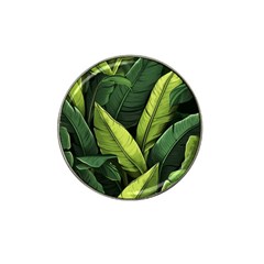 Banana Leaves Pattern Hat Clip Ball Marker (4 Pack) by goljakoff