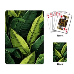 Banana Leaves Pattern Playing Cards Single Design (rectangle)