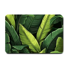 Banana Leaves Pattern Small Doormat by goljakoff