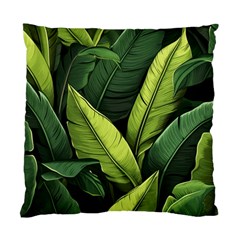 Banana Leaves Pattern Standard Cushion Case (one Side) by goljakoff