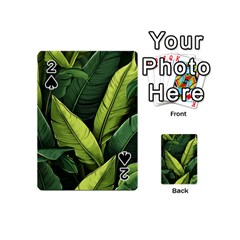 Banana Leaves Pattern Playing Cards 54 Designs (mini)