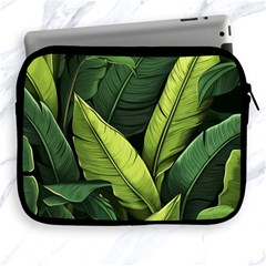 Banana Leaves Pattern Apple Ipad 2/3/4 Zipper Cases by goljakoff