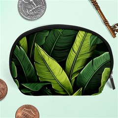 Banana Leaves Pattern Accessory Pouch (large) by goljakoff