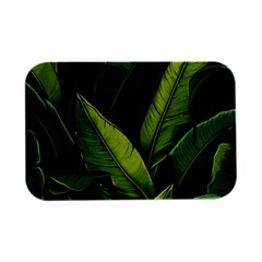 Banana Leaves Pattern Open Lid Metal Box (silver)   by goljakoff