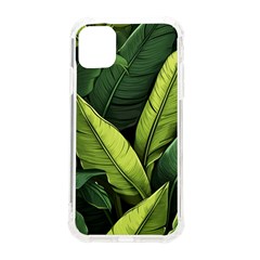 Banana Leaves Pattern Iphone 11 Tpu Uv Print Case by goljakoff