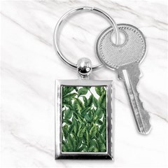 Tropical Leaves Key Chain (rectangle) by goljakoff