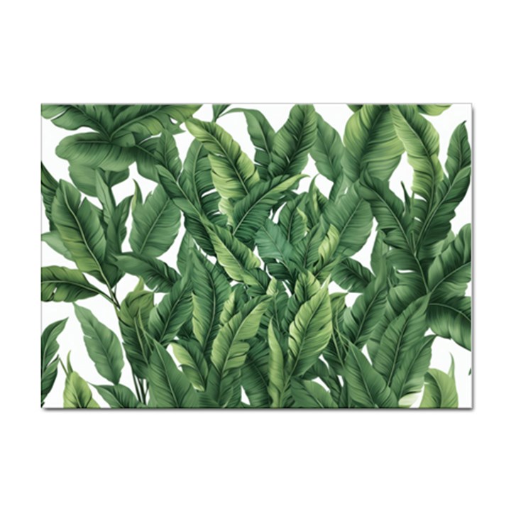 Tropical leaves Sticker A4 (100 pack)