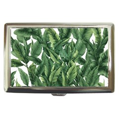 Tropical Leaves Cigarette Money Case by goljakoff