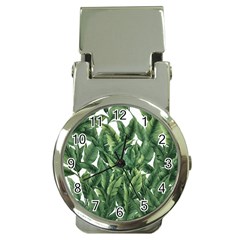 Tropical Leaves Money Clip Watches by goljakoff